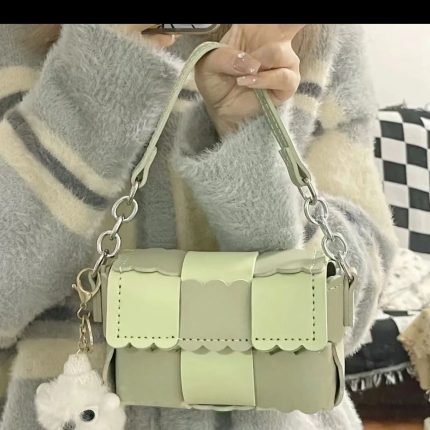 Handwoven Biscuit Bag - Pillow Shoulder Bag DIY Kit