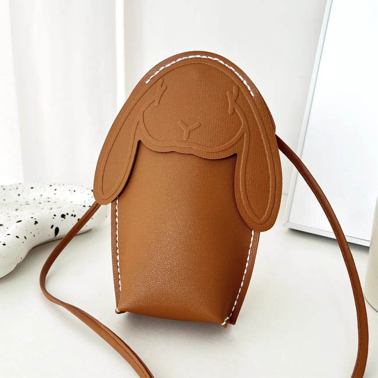 imgi_52_230b8859327916972e37778633d3b290 Cute Rabbit Phone Bag - Handwoven Crossbody Bag DIY Kit - Image 1